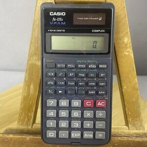 Casio fx-115s‎ V.P.A.M. Scientific Calculator Two Way Power Complex Vintage